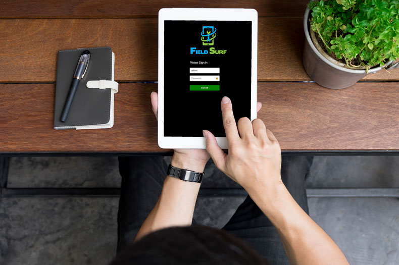 Field-Surf-Login-on-Tablet